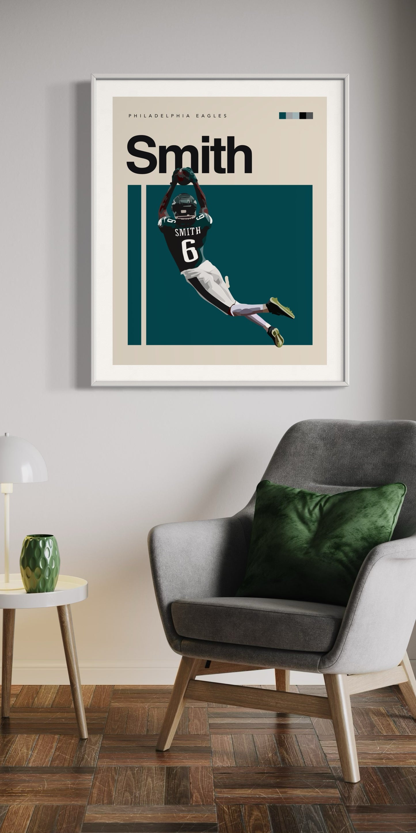 DeVonta Smith Classic Matte Poster