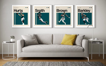 Philadelphia Eagles Bundle | Barkley, Hurts, Brown and Smith | Digital Files