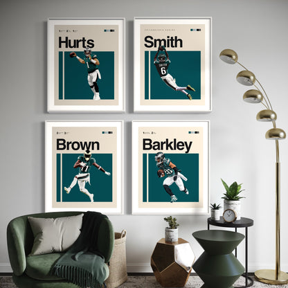 Philadelphia Eagles Bundle | Barkley, Hurts, Brown and Smith | Digital Files