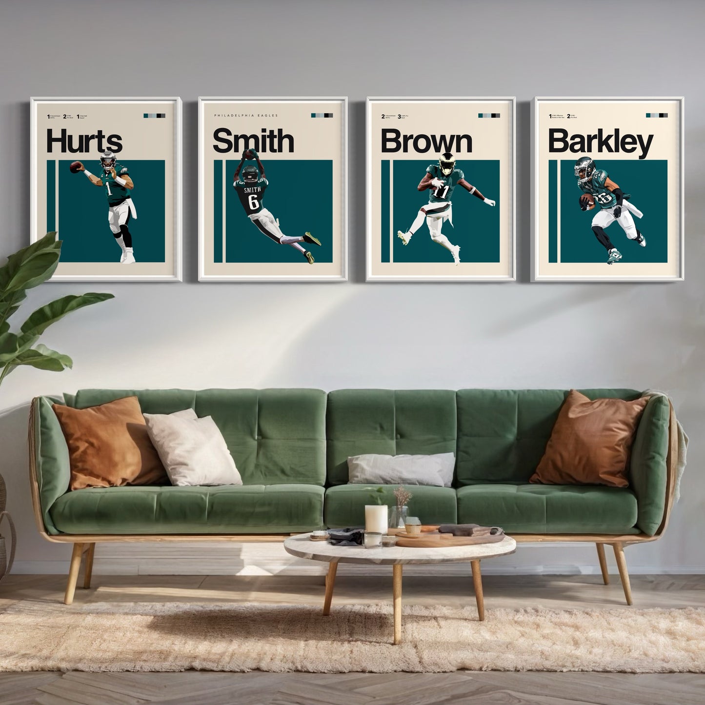 Philadelphia Eagles Bundle | Barkley, Hurts, Brown and Smith | Digital Files