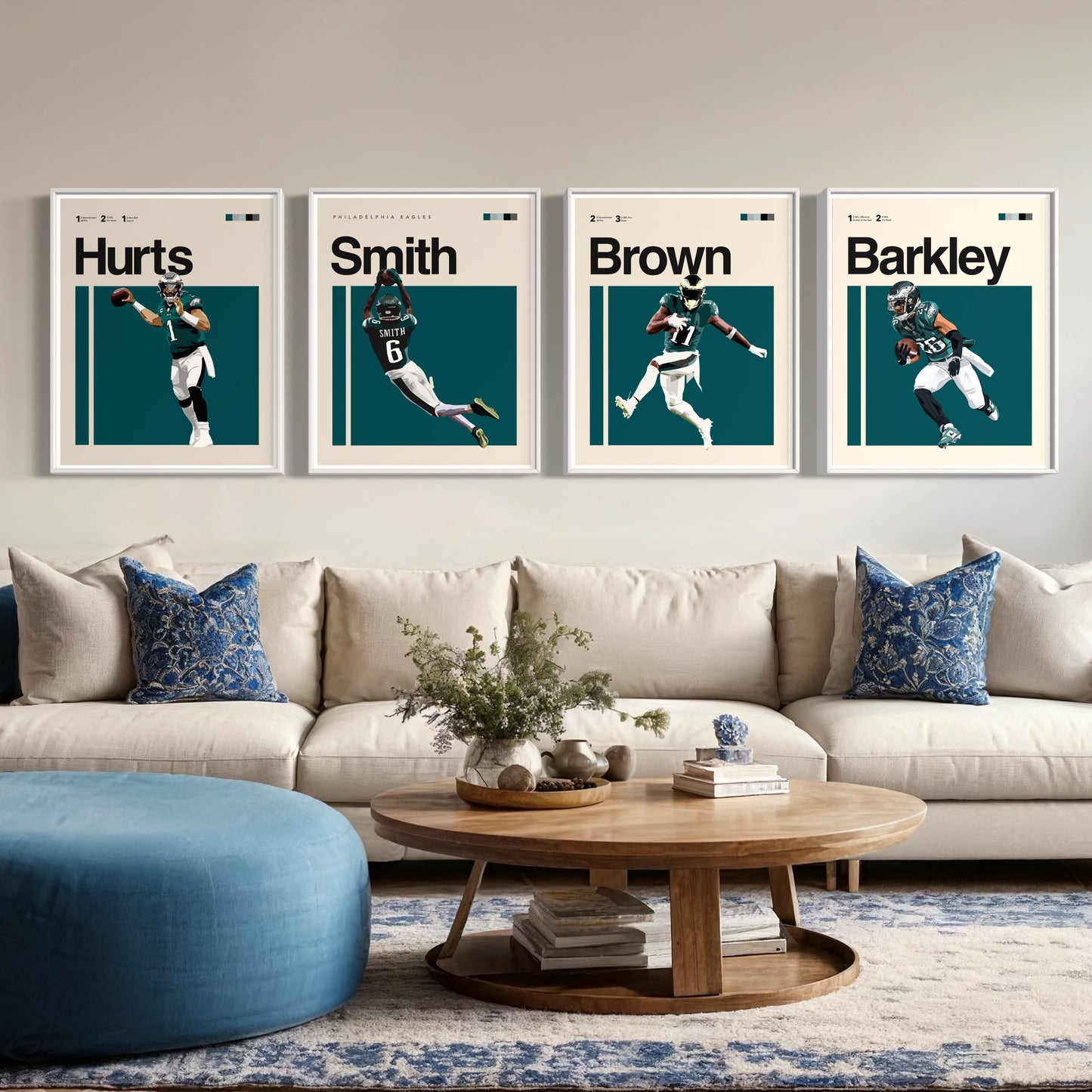 Philadelphia Eagles Bundle | Barkley, Hurts, Brown and Smith | Digital Files