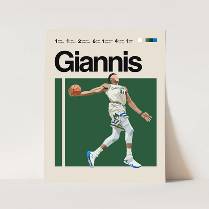 GIANNIS ANTETOKOUNMPO POSTER