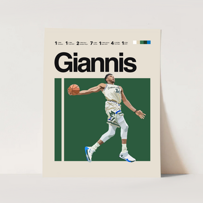 GIANNIS ANTETOKOUNMPO POSTER