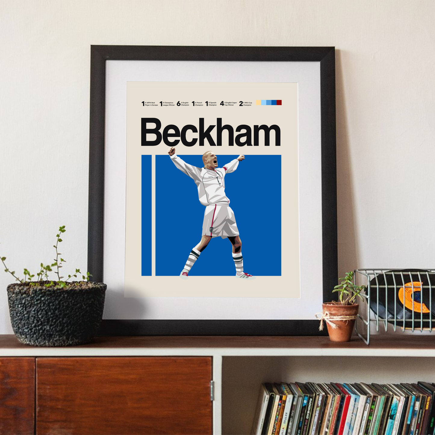 David Beckham Classic Matte Poster