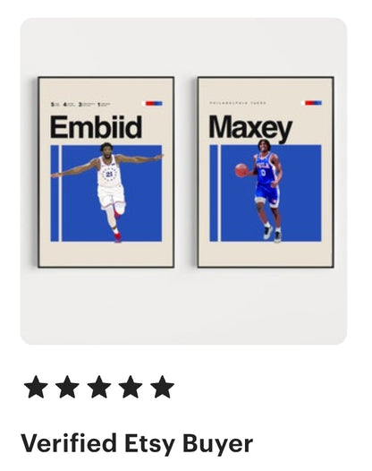 Maxey and Embiid Bundle | Digital File