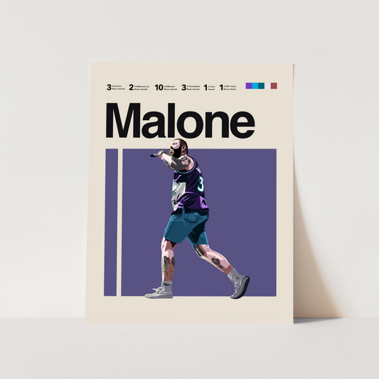 Post Malone Classic Matte Poster