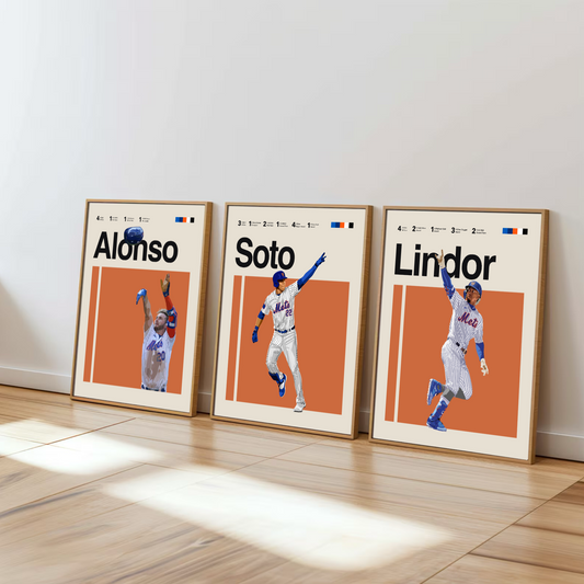 New York Mets Baseball Bundle | Lindor, Soto, and Alonso