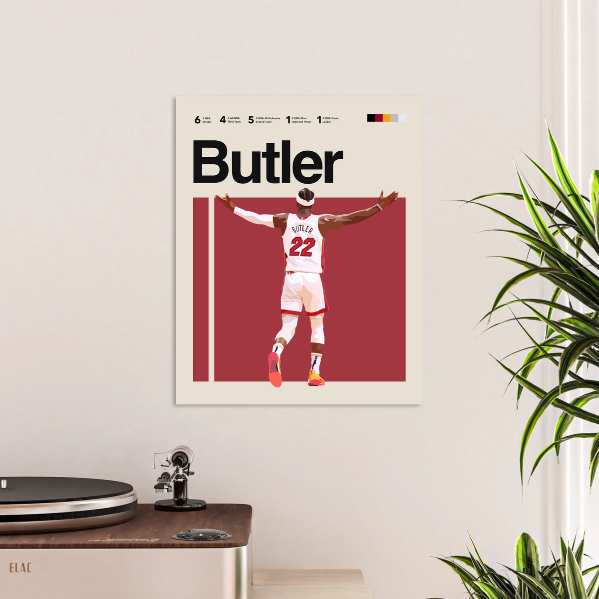 Jimmy Butler Flag Jimmy Butler Digital Art | Instant Download – ShootYourShotArt